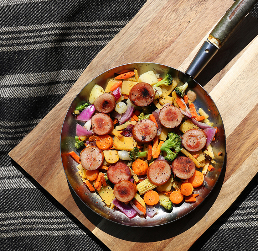 Jægerstegepande, uden håndtag Varmvalset stål