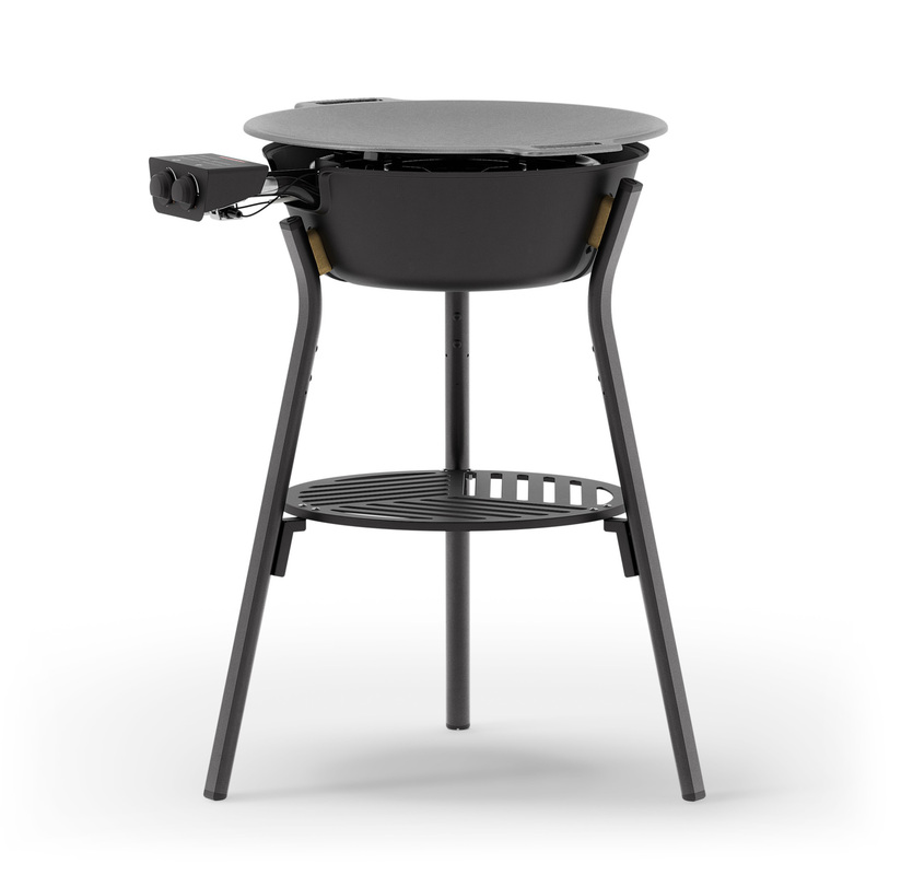 Stegepladesæt gas LL Sort 58 cm