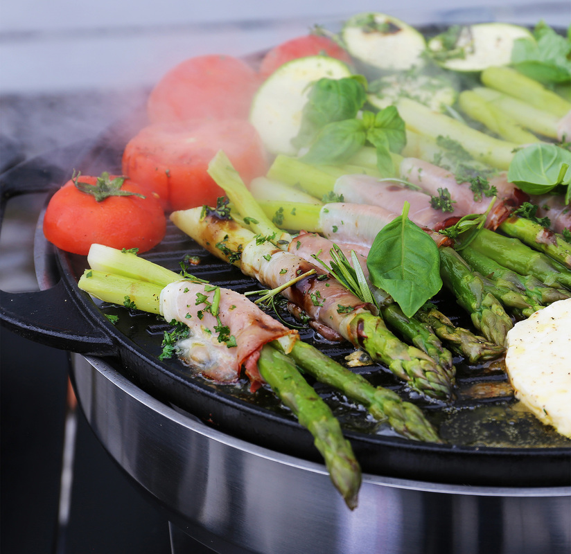 Grillpande Støbejern 42 cm