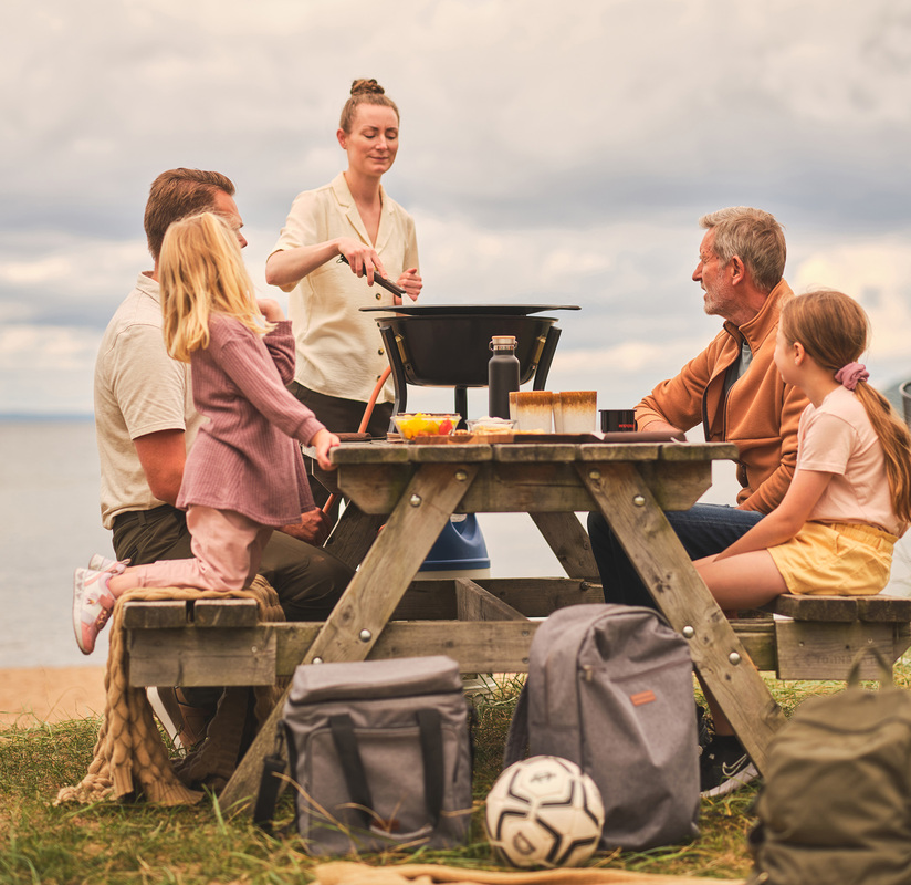 Stegepladesæt gas SL Sort 48 cm