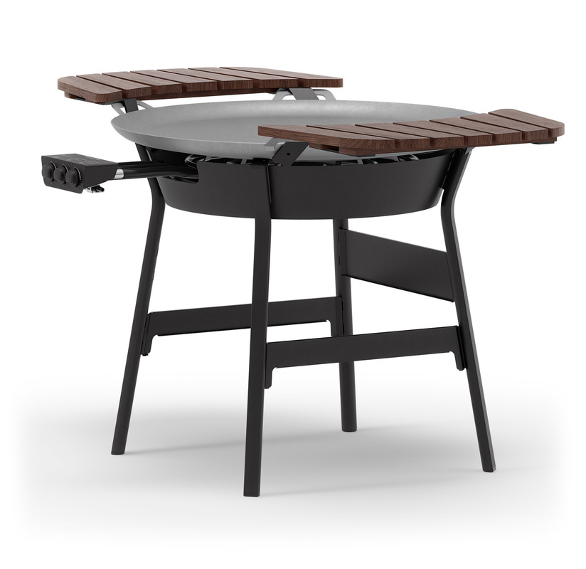 Stegepladesæt gas LL Sort 100 cm