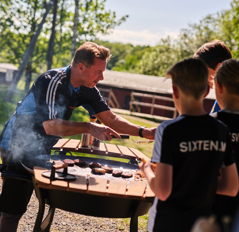 Stegepladesæt gas LL Sort 120 cm