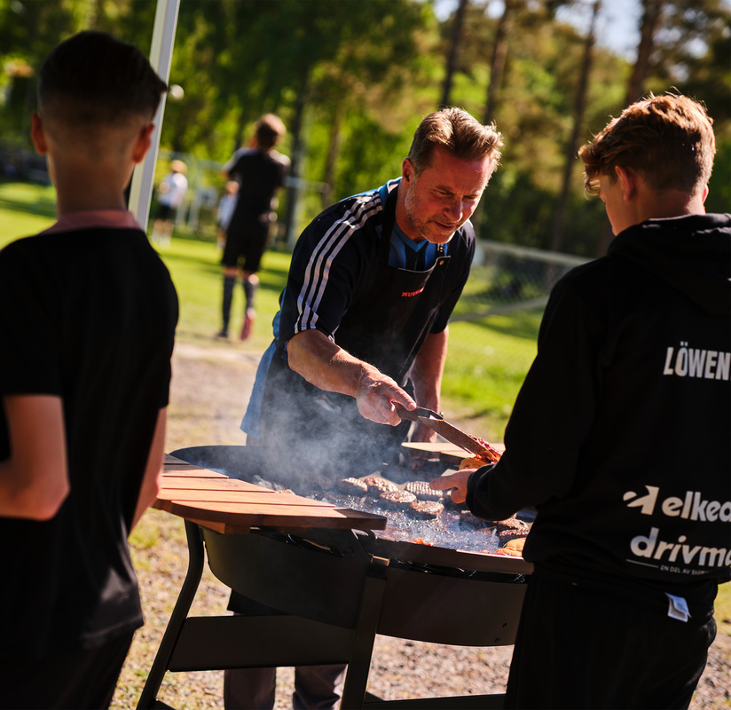Stegepladesæt gas LL Sort 100 cm
