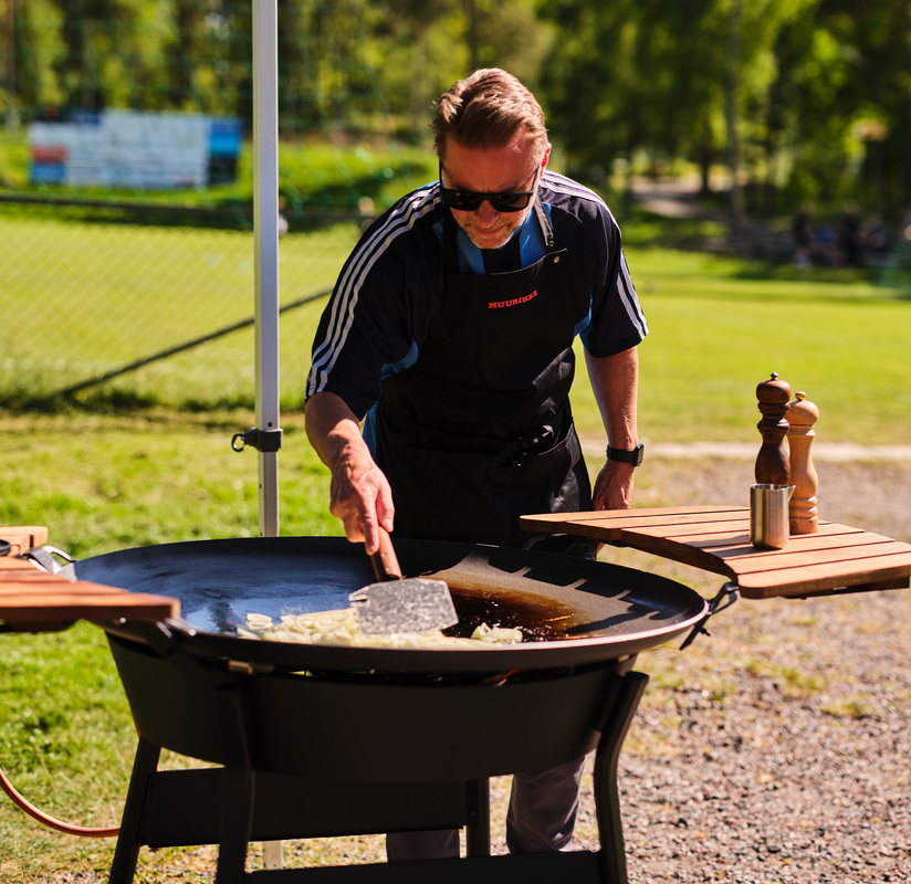 Stegepladesæt gas LL Sort 120 cm