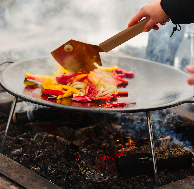 Stegeplade uden ben Varmvalset stål 38 cm